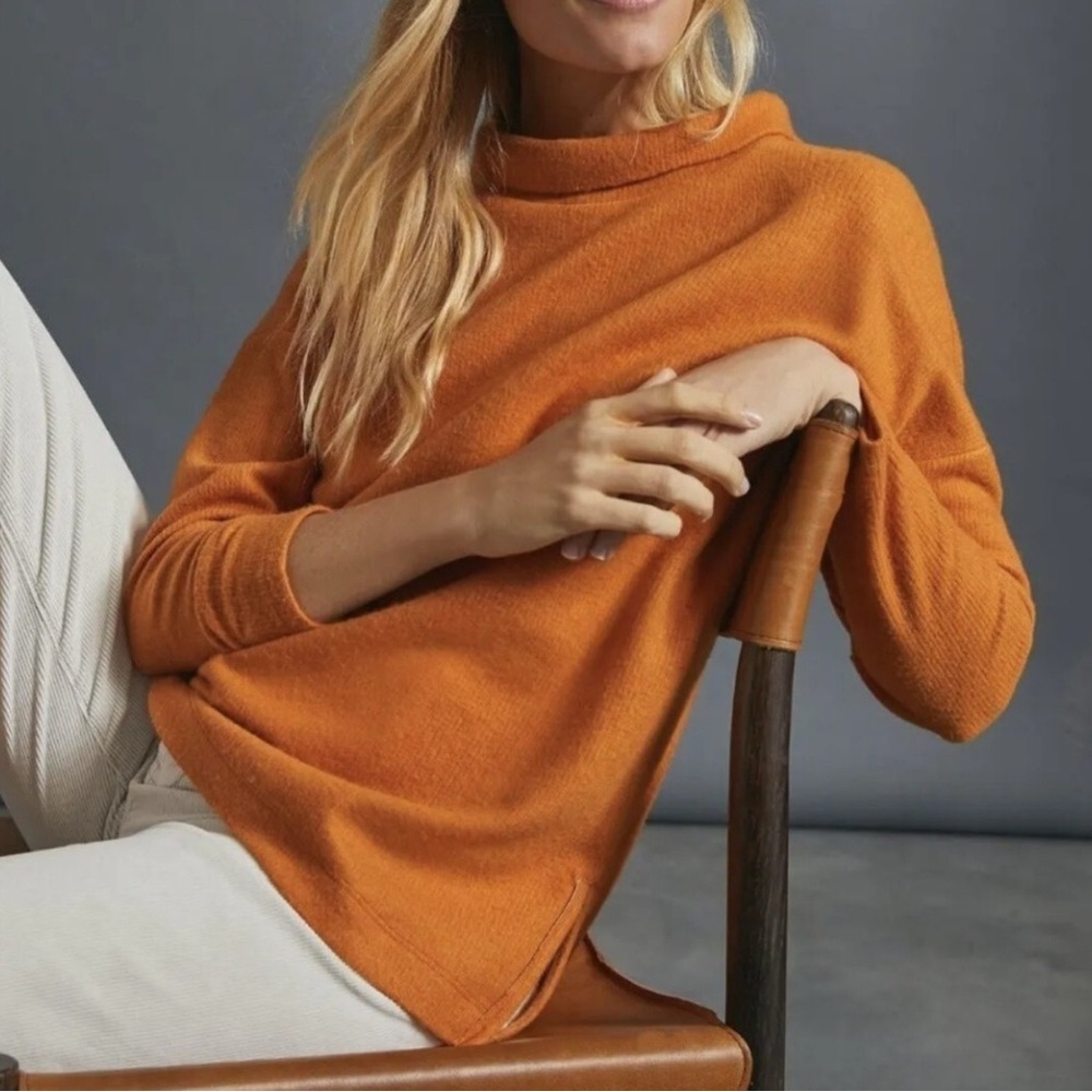Anthropologie High-neck Tunic Sweater